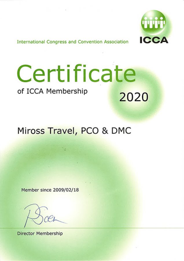 10+ godina član ICCA